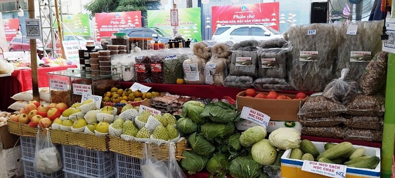 Đa dạng các sản phẩm vùng miền tại phiên chợ nông sản, tuần hàng OCOP Thủ đô