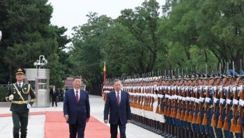 Tổng Bí thư, Chủ tịch Trung Quốc Tập Cận Bình chủ trì Lễ đón chính thức Tổng Bí thư, Chủ tịch nước Tô Lâm