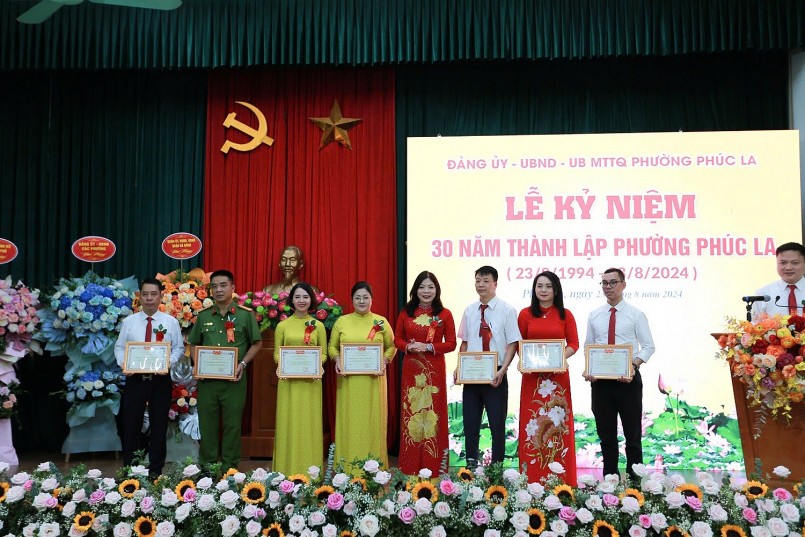 30 năm xây dựng và phát triển, phường Phúc La khẳng định là lá cờ đầu của quận Hà Đông