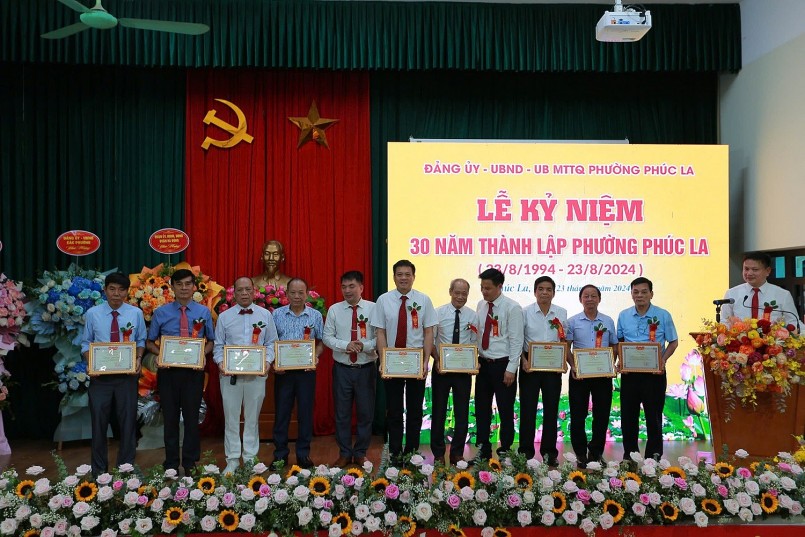 30 năm xây dựng và phát triển, phường Phúc La khẳng định là lá cờ đầu của quận Hà Đông