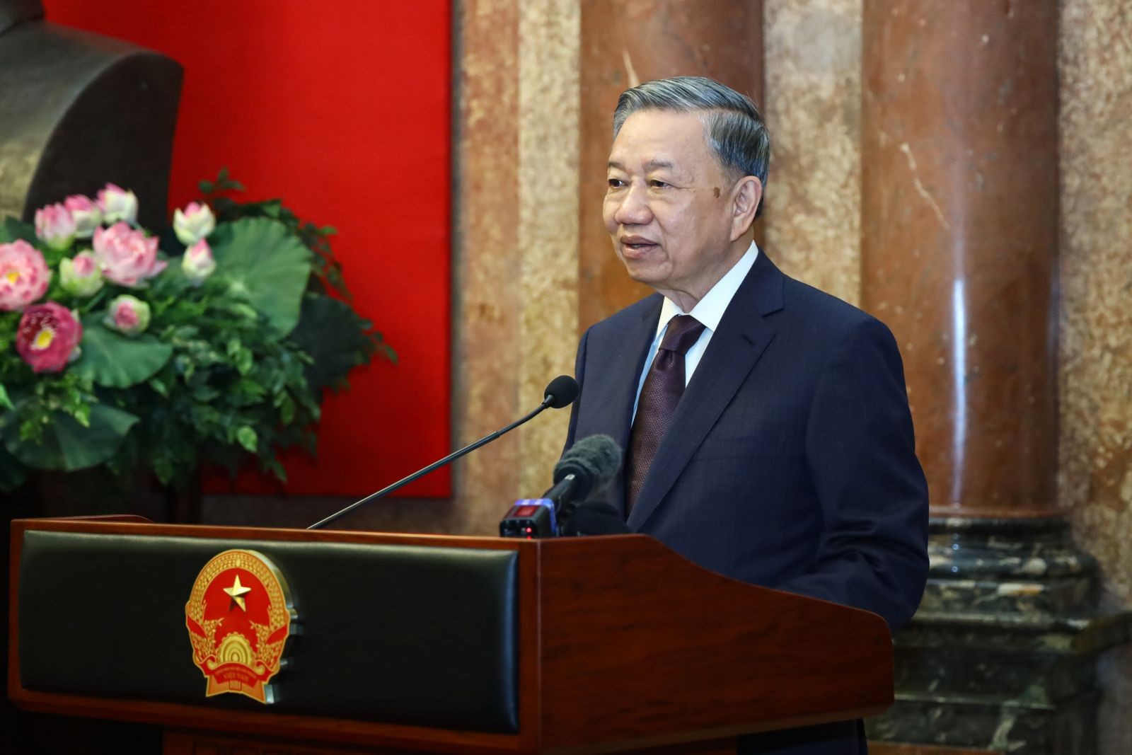  Tổng Bí thư, Chủ tịch nước Tô Lâm phát biểu.