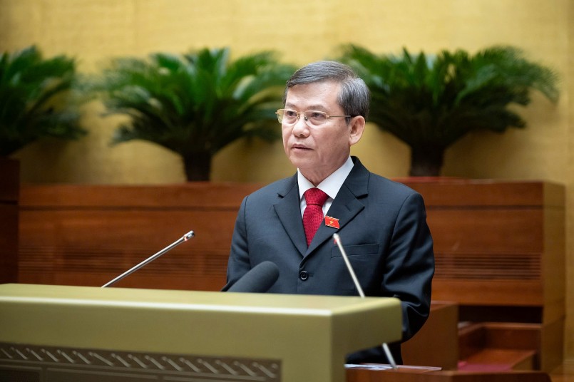 Phát biểu nhậm chức, Chánh án TANDTC Lê Minh Trí bày tỏ cảm ơn sự quan tâm của Đảng, Nhà nước, Quốc hội đã phân công và bầu giữ trọng trách Chánh án TANDTC. Đây là vinh dự to lớn, cũng là trách nhiệm nặng nề trước Đảng, Nhà nước và Nhân dân