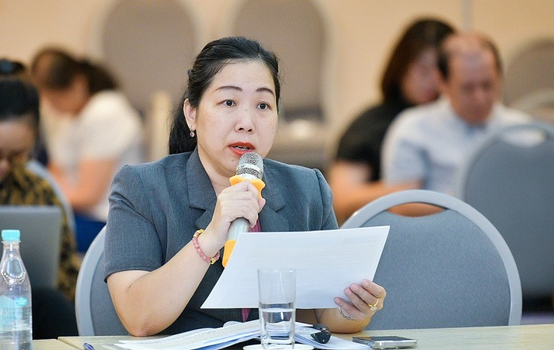 Bà Đào Thị Thu Huyền- Phó Giám đốc Bộ phận Đối ngoại và Trách nhiệm xã hội Công ty TNHH Canon Việt Nam