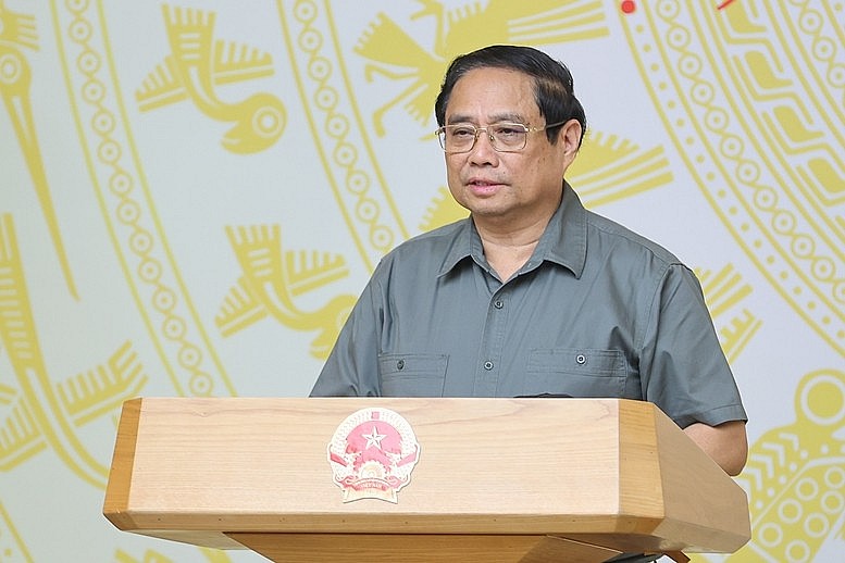 Thủ tướng Phạm Minh Chính nêu 5 bài học kinh nghiệm quan trọng sau siêu bão Yagi - Ảnh: VGP/Nhật Bắc Thủ tướng Phạm Minh Chính nêu 5 bài học kinh nghiệm quan trọng sau siêu bão Yagi - Ảnh: VGP/Nhật Bắc