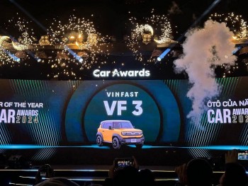 VinFast VF 3 vượt mặt các đối thủ, giành giải "Ô tô của năm 2024”