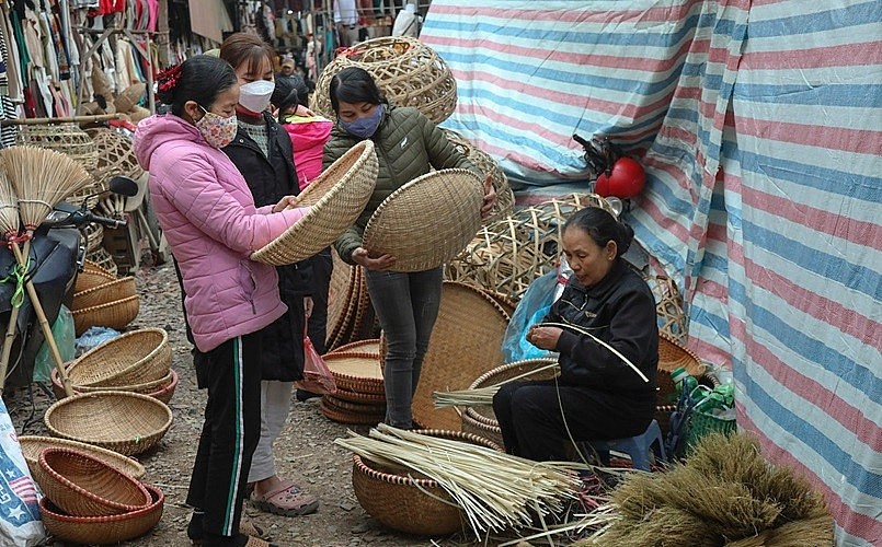 Độc đáo phiên chợ chuẩn "quê" giữa lòng Hà Nội