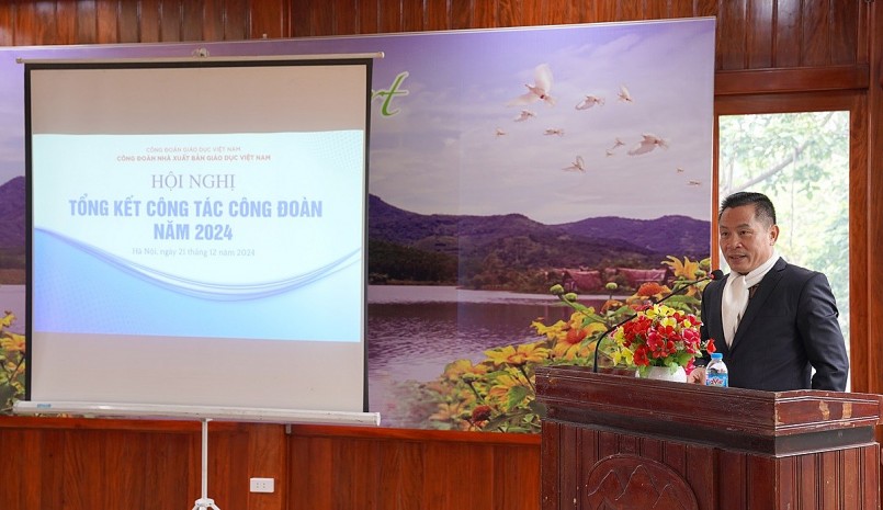 Đồng chí Nguyễn Quốc Hồng, Ủy viên Ban chấp hành Công đoàn Giáo dục Việt Nam, Chủ tịch Công đoàn Nhà xuất bản Giáo dục Việt Nam