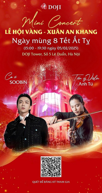 Mini Concert “Xuân An Khang” có sự góp mặt của các nghệ sỹ nổi tiếng.