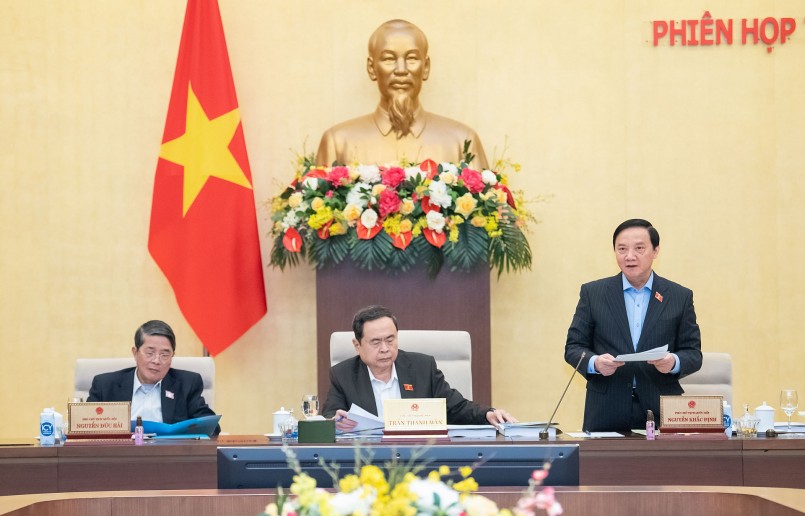 Phó Chủ tịch Quốc hội Nguyễn Khắc Định kết luận Phiên họp Phó Chủ tịch Quốc hội Nguyễn Khắc Định kết luận Phiên họp