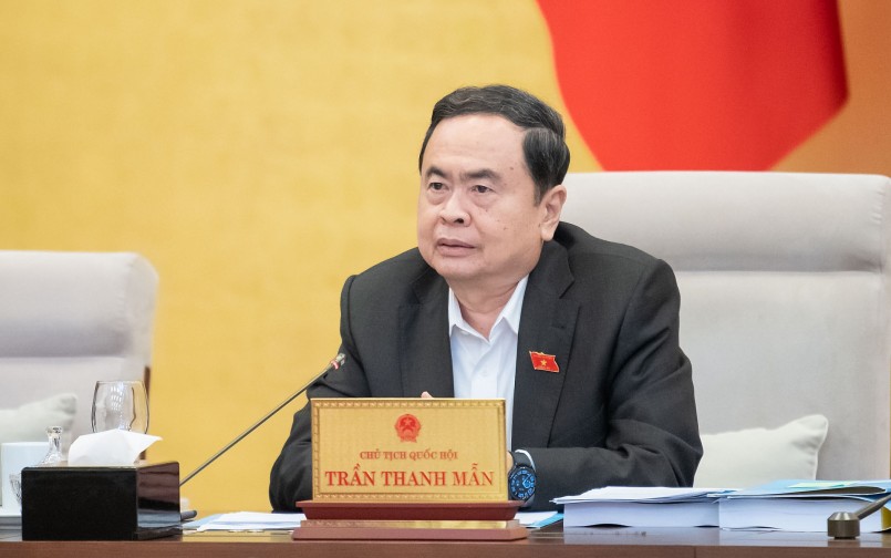 Ủy viên Bộ Chính trị, Chủ tịch Quốc hội Trần Thanh Mẫn phát biểu tại Phiên họp Ủy viên Bộ Chính trị, Chủ tịch Quốc hội Trần Thanh Mẫn phát biểu tại Phiên họp