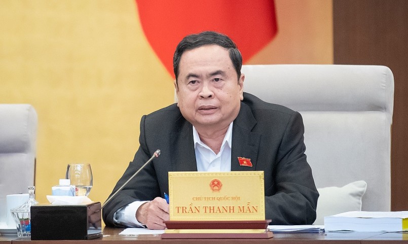 Chủ tịch Quốc hội Trần Thanh Mẫn phát biểu Chủ tịch Quốc hội Trần Thanh Mẫn phát biểu