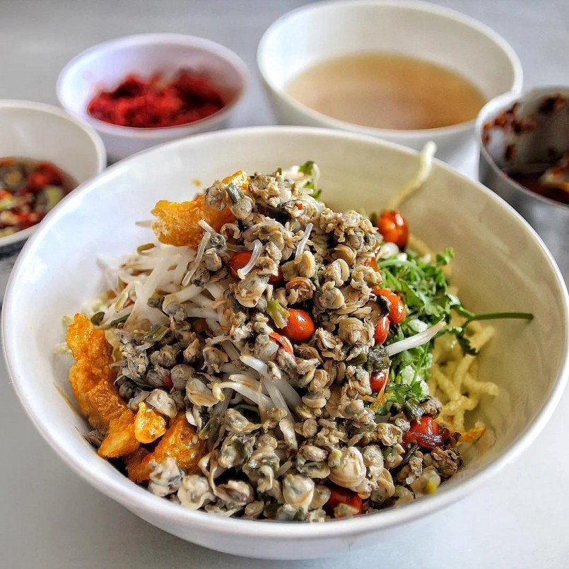 Cách làm bún hến Mai Xá.