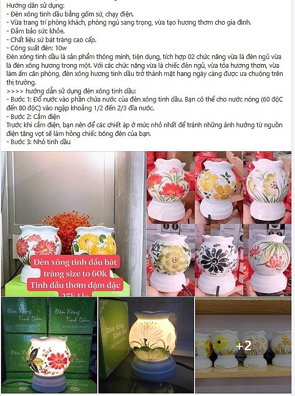 Thời tiết nồm ẩm kéo dài, đèn xông tinh dầu bỗng chốc trở nên đắt hàng Thời tiết nồm ẩm kéo dài, đèn xông tinh dầu bỗng chốc trở nên đắt hàng