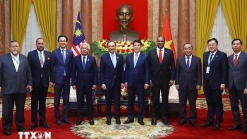 Chủ tịch nước Lương Cường tiếp Thủ tướng Malaysia