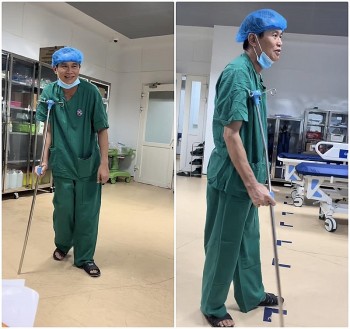 Bác sĩ phải "chống nạng" sau ca phẫu thuật đang công tác ở bệnh viện nào?