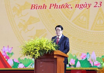 Chủ tịch nước Lương Cường dự Lễ kỷ niệm 50 năm giải phóng tỉnh Bình Phước