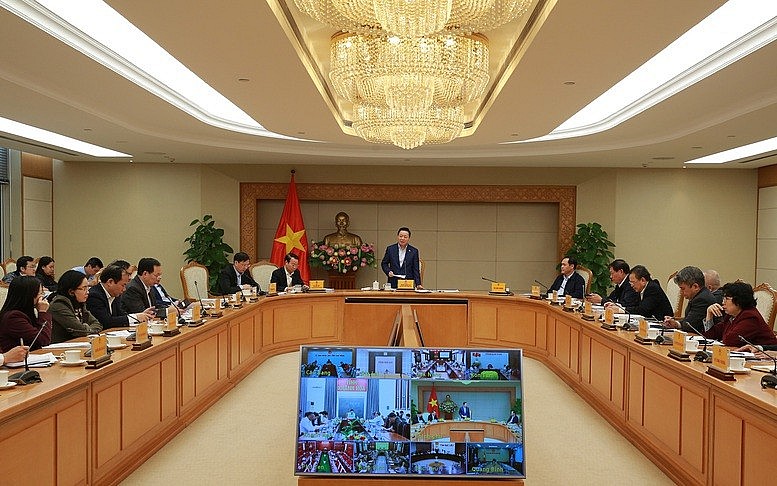 Phó Thủ tướng Trần Hồng Hà yêu cầu các bộ chủ quản từng chương trình mục tiêu quốc gia tiếp tục đôn đốc, kiểm tra, giám sát, nắm chắc tình hình ở một số địa bàn đặc thù, có chỉ đạo, đề xuất cụ thể trong thời gian tới. Ảnh VGP