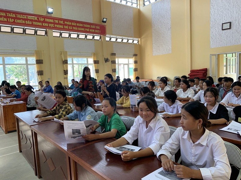 Vai trò của các trường học trong công tác phòng, chống tảo hôn và hôn nhân cận huyết thống trên địa bàn một số xã của tỉnh Lào Cai