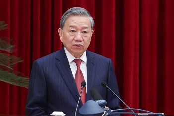 Tổng Bí thư Tô Lâm: Trung ương thống nhất sau sáp nhập còn 34 tỉnh, thành phố, giảm 60-70% cấp xã