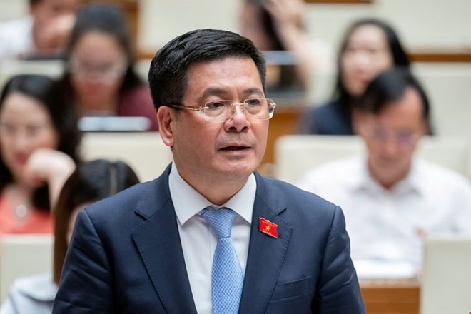 Bộ trưởng Bộ Công Thương Nguyễn Hồng Diên. Ảnh: Quốc hội