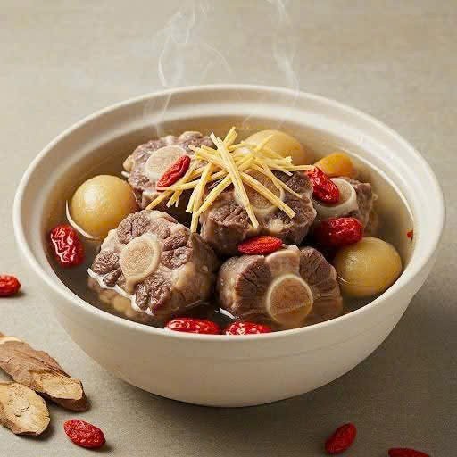 Canh đuôi bò hầm kỷ tử - hoài sơn - đỗ trọng