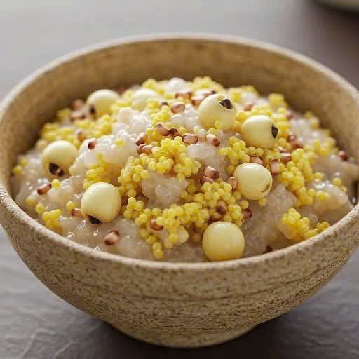 Cháo hạt kê - ý dĩ - hạt sen