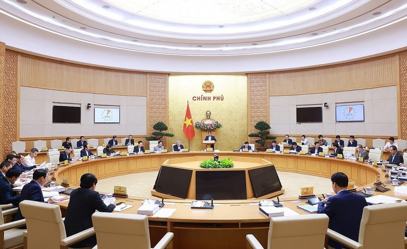 Thủ tướng Phạm Minh Chính chủ trì Phiên họp Chính phủ chuyên đề về xây dựng pháp luật tháng 4 năm 2025