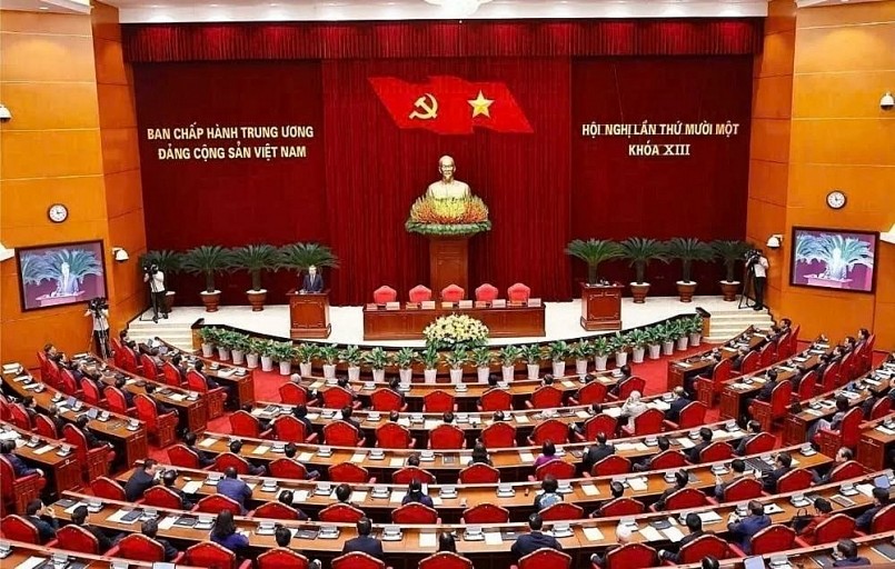 Hội nghị toàn quốc quán triệt, triển khai Nghị quyết Trung ương 11 diễn ra sáng nay theo hình Hội nghị toàn quốc quán triệt, triển khai Nghị quyết Trung ương 11 diễn ra sáng nay theo hình