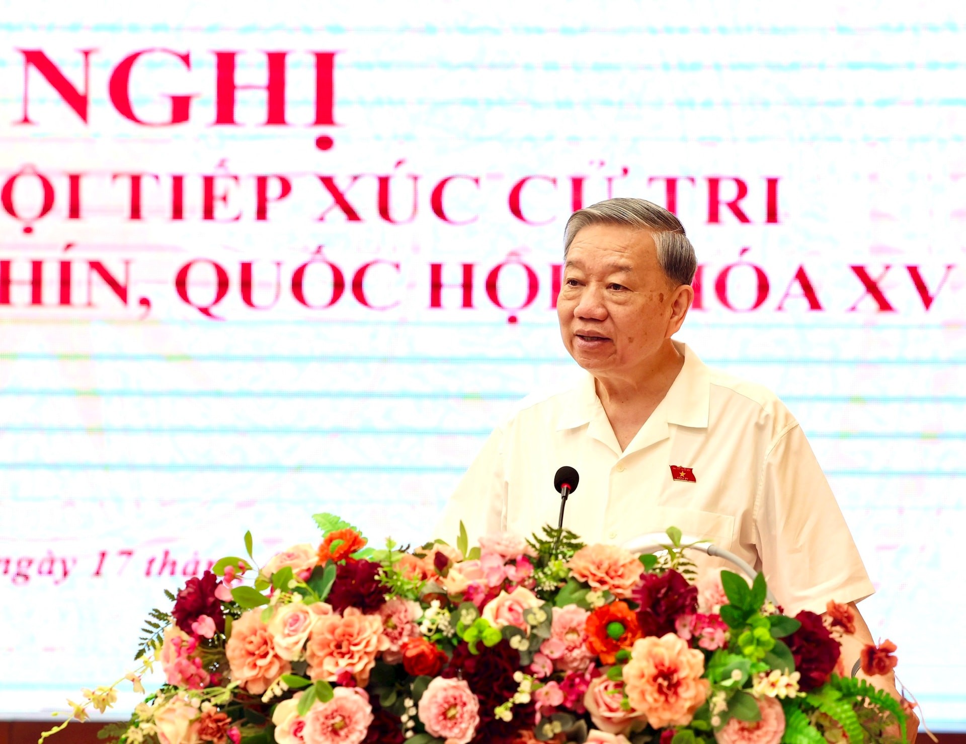 Tổng Bí thư Tô Lâm phát biểu. Ảnh: Viết Thành