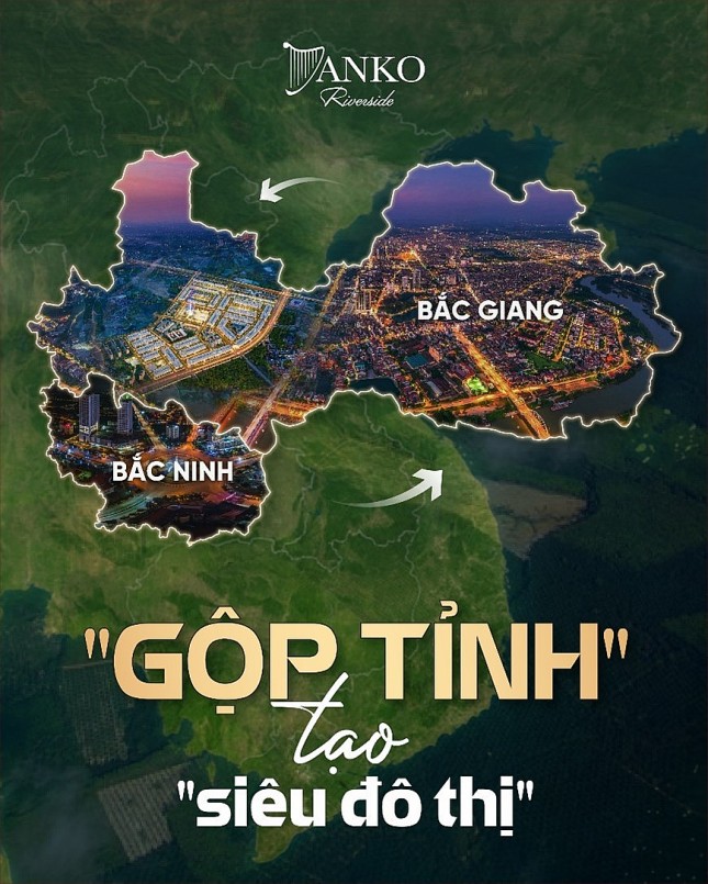 Bắc Ninh - Bắc Giang hợp nhất sẽ mang đến nhiều cơ hội phát triển vượt bậc cho cả 2 địa phương Bắc Ninh - Bắc Giang hợp nhất sẽ mang đến nhiều cơ hội phát triển vượt bậc cho cả 2 địa phương
