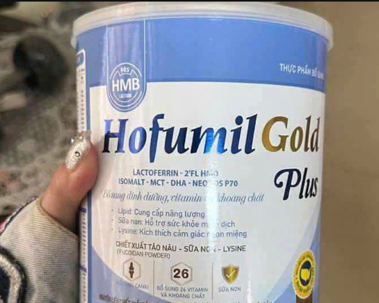 Sản phẩm do công ty sản xuất sữa giả đang bị điều tra cung ứng cho bệnh viện - Ảnh: NVCC