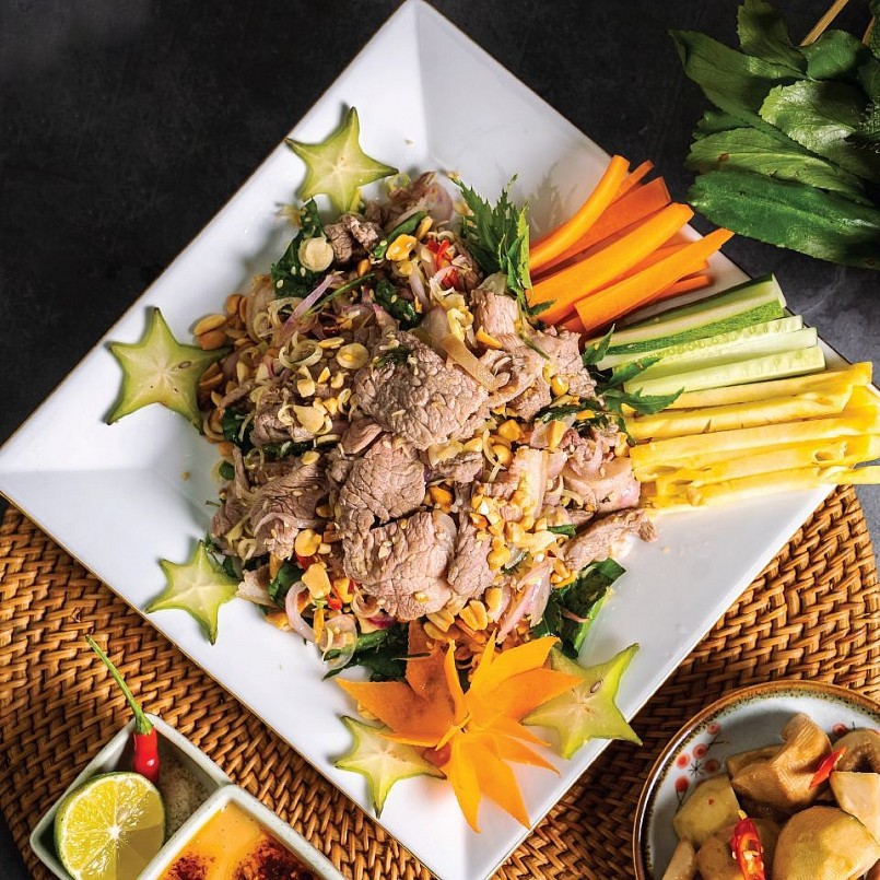 Dê tái chanh lọt top những món dê ngon nhất thế giới