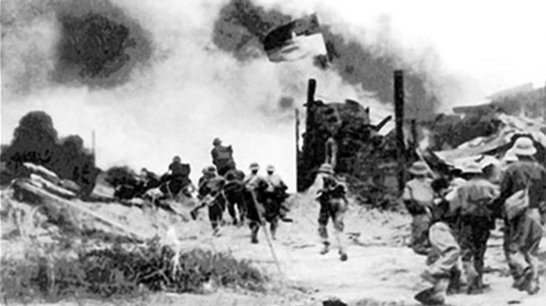 Ảnh minh họa: Bộ đội Sư đoàn 320A (Quân đoàn 3) đánh chiếm căn cứ Đồng Dù, ngày 29/4/1975. (Ảnh: Tư liệu/TTXVN)