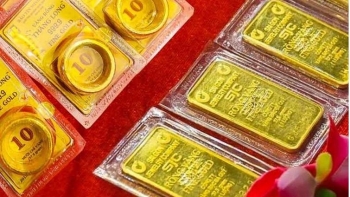 Giá vàng tăng mạnh trở lại trước làn sóng chốt lời