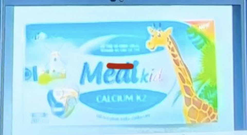Sản phẩm Medi Kid Calcium K2. Ảnh: Cục An toàn thực phẩm