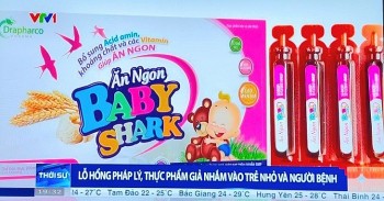 Bộ Y tế cảnh báo không sử dụng 2 sản phẩm Baby Shark và Medi Kid Calcium K2 nghi hàng giả