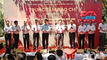 Khai trương Trung tâm Báo chí lễ kỷ niệm 50 năm Ngày Giải phóng miền Nam, thống nhất đất nước