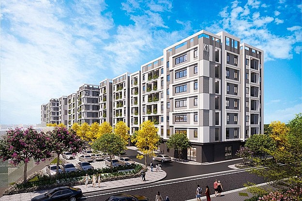 Phối cảnh công trình nhà ở xã hội