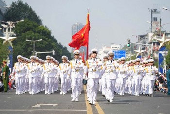 Trang trọng Lễ kỷ niệm, diễu binh, diễu hành 50 năm Ngày giải phóng miền Nam, thống nhất đất nước