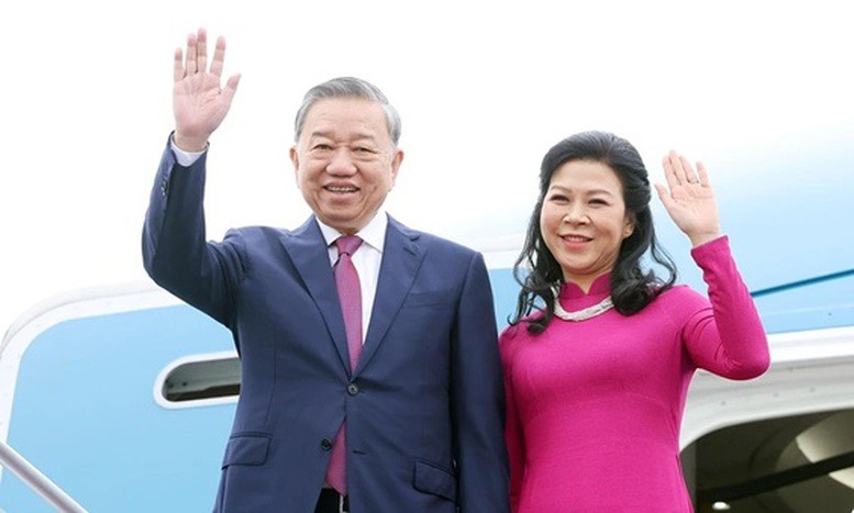 Tổng Bí thư Tô Lâm và Phu nhân Ngô Phương Ly.