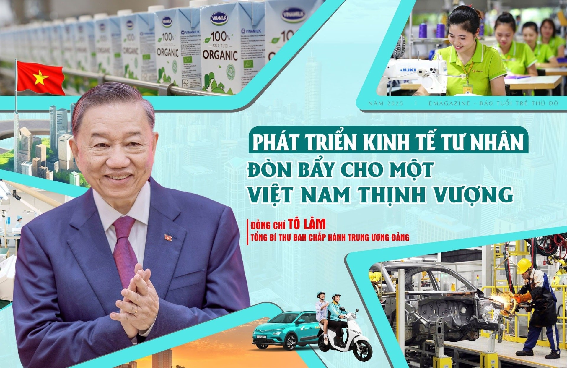 Thay mặt Bộ Chính trị, Tổng Bí thư Tô Lâm vừa ký Nghị quyết số 68-NQ/TW ngày 4/5/2025 của Bộ Chính trị về phát triển kinh tế tư nhân. 