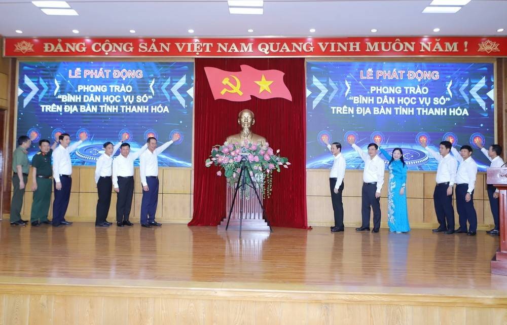 Thanh Hóa phát động Bình dân học vụ số từ cấp tỉnh đến bản làng heo hút