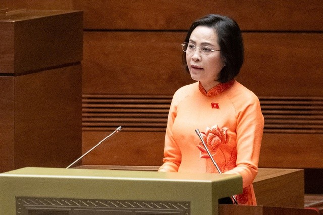 Phó chủ tịch Quốc hội Nguyễn Thị Thanh.