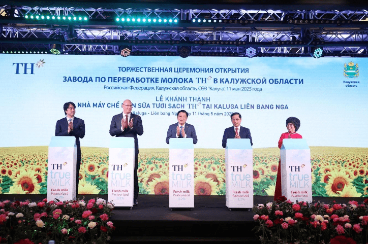 Mục sở thị bên trong Nhà máy sữa tươi TH true MILK công suất hàng đầu Liên bang Nga vừa khánh thành