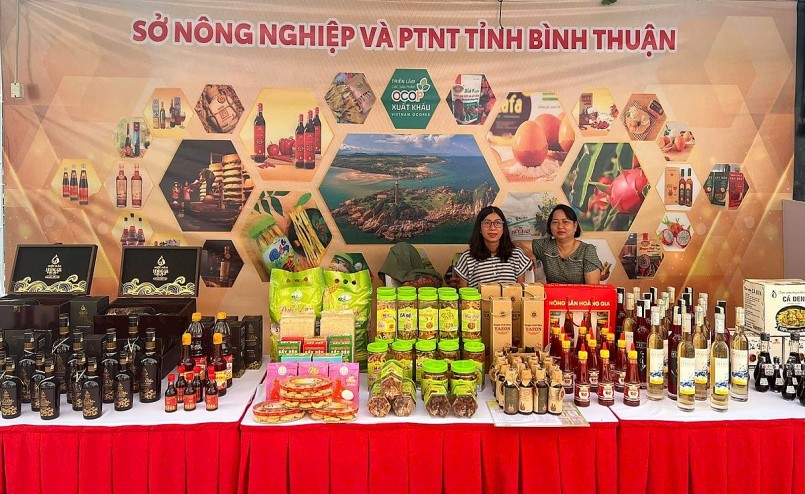 Gian hàng OCOP của tỉnh Bình Thuận