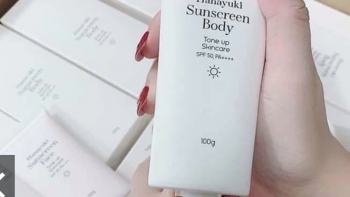 Cục Quản lý Dược yêu cầu tiêu hủy sản phẩm Hanayuki Sunscreen Body