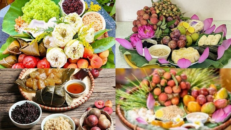 Câc mon ăn trong ngày Tết Đoan ngọ để diệt sâu bọ. 