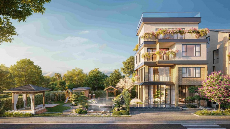 Mỗi mét vuông tại dự án đều được chăm chút tỉ mỉ, đặc biệt là Onsen Clubhouse độc bản – không gian thư giãn được thiết kế riêng cho cộng đồng tinh hoa.