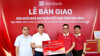 SeABank bàn giao 856 căn nhà đại đoàn kết cho tỉnh Hòa Bình