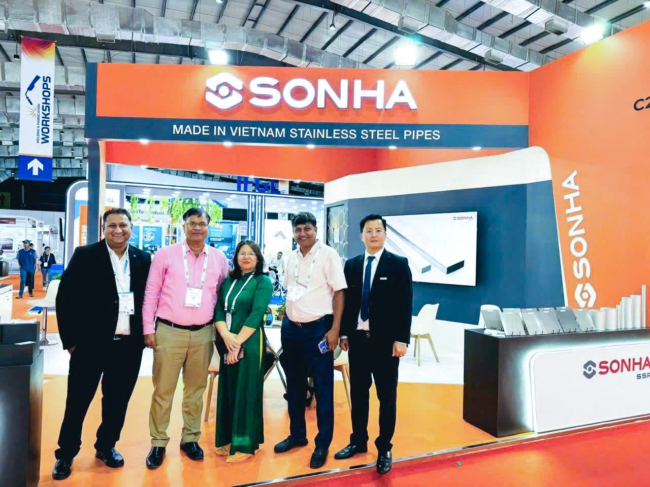 Sơn Hà SSP tỏa sáng tại Global Stainless Steel Expo 2025: Khẳng định vị thế thương hiệu Việt trên bản đồ inox thế giới